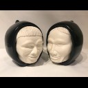 Husband and Wife Busts
