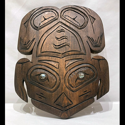 Frog Woodcut 