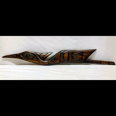 Heron Woodcut 