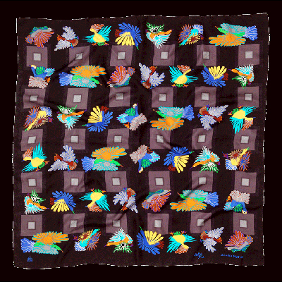 Inuit Art Scarf - Night Migration