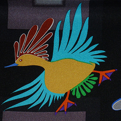 Inuit Art Scarf - Night Migration