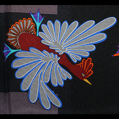 Inuit Art Scarf - Night Migration