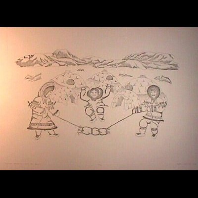  Playing Avataktuk with my parents