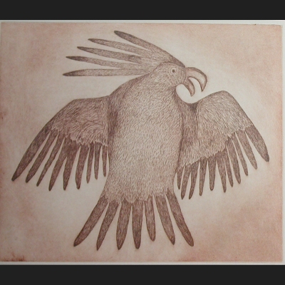  Etched Bird