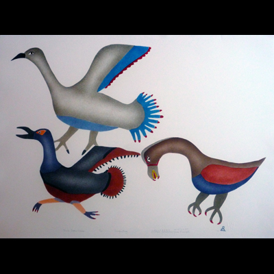  Three Snow Geese