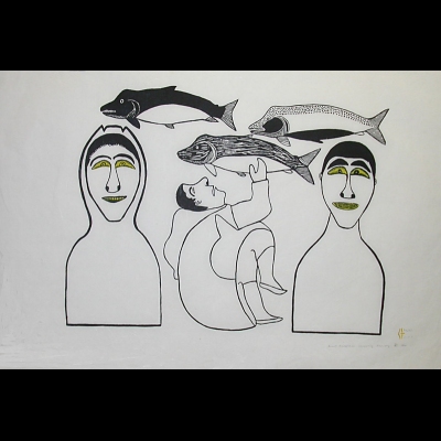 Inuit Fisherman