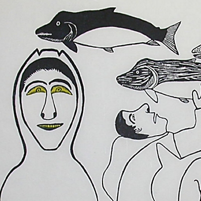  Inuit Fisherman