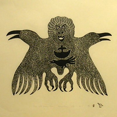  Crow with Human Face