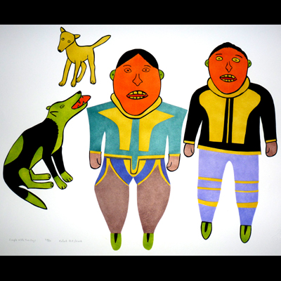  Couple With Two Dogs