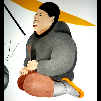  Two People Cooking Fish